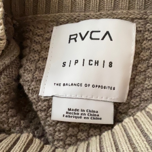 RVCA The Verdict Cropped Sweater Ladies Size S - Picture 5 of 12